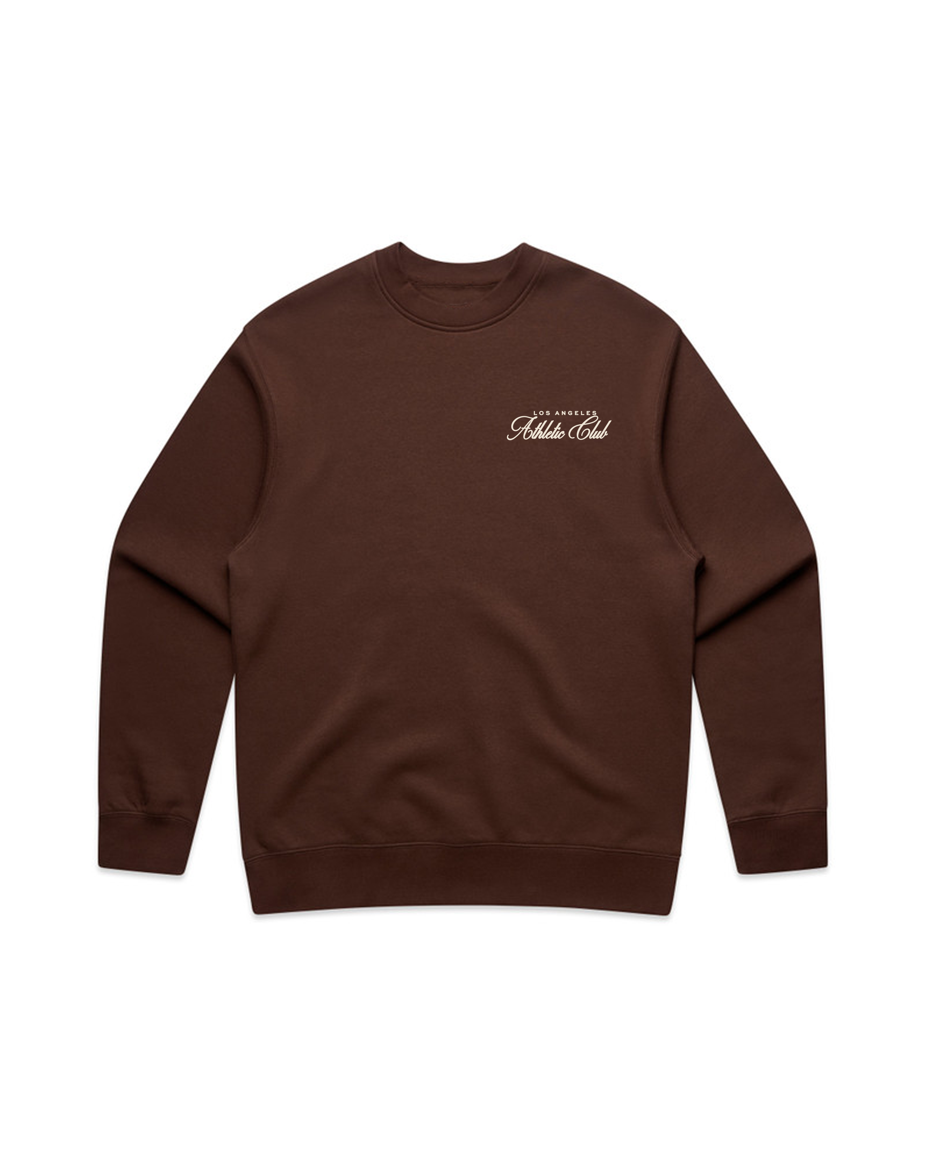 SCRIPT CREWNECK - BROWN