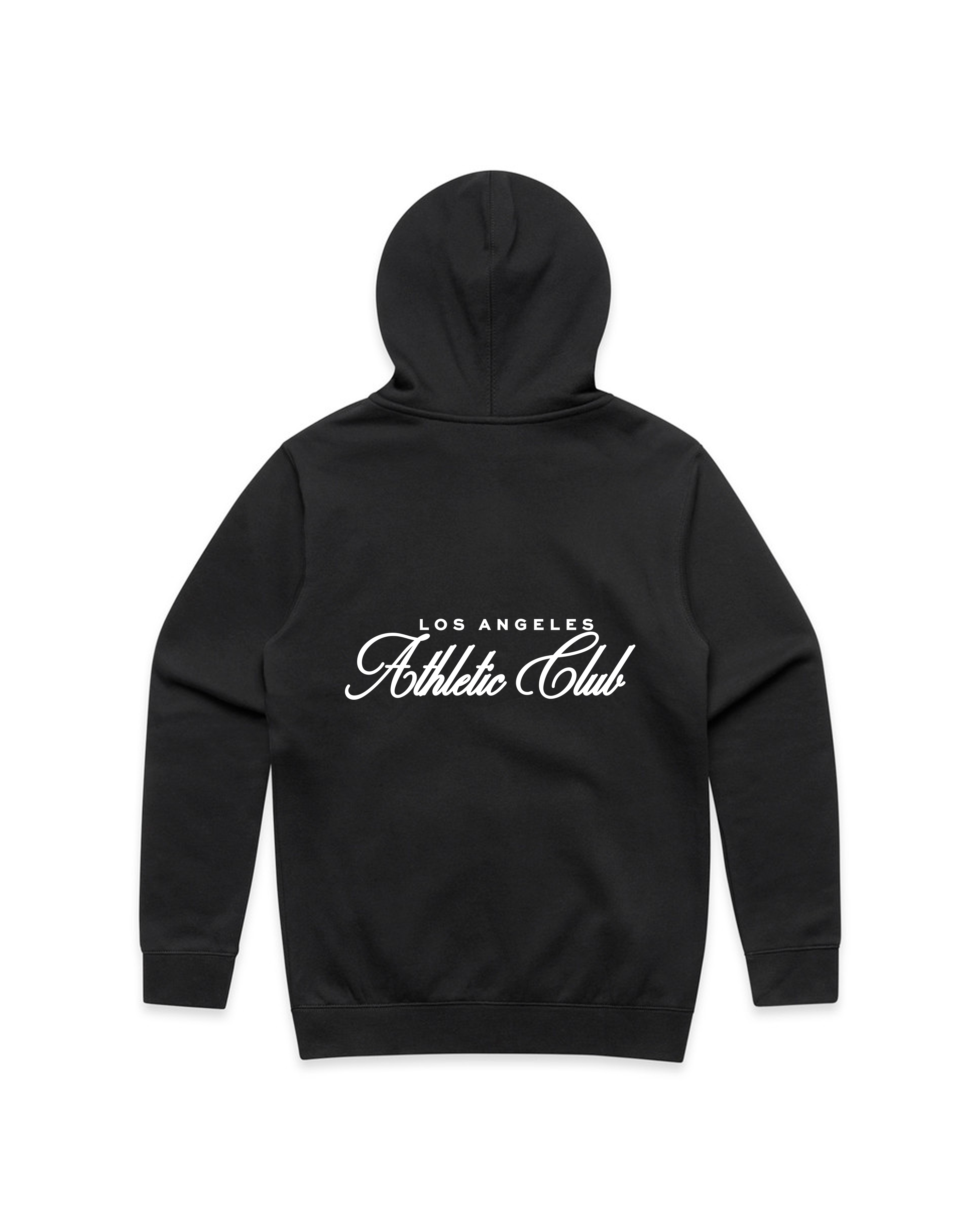 SCRIPT HOODIE - BLACK