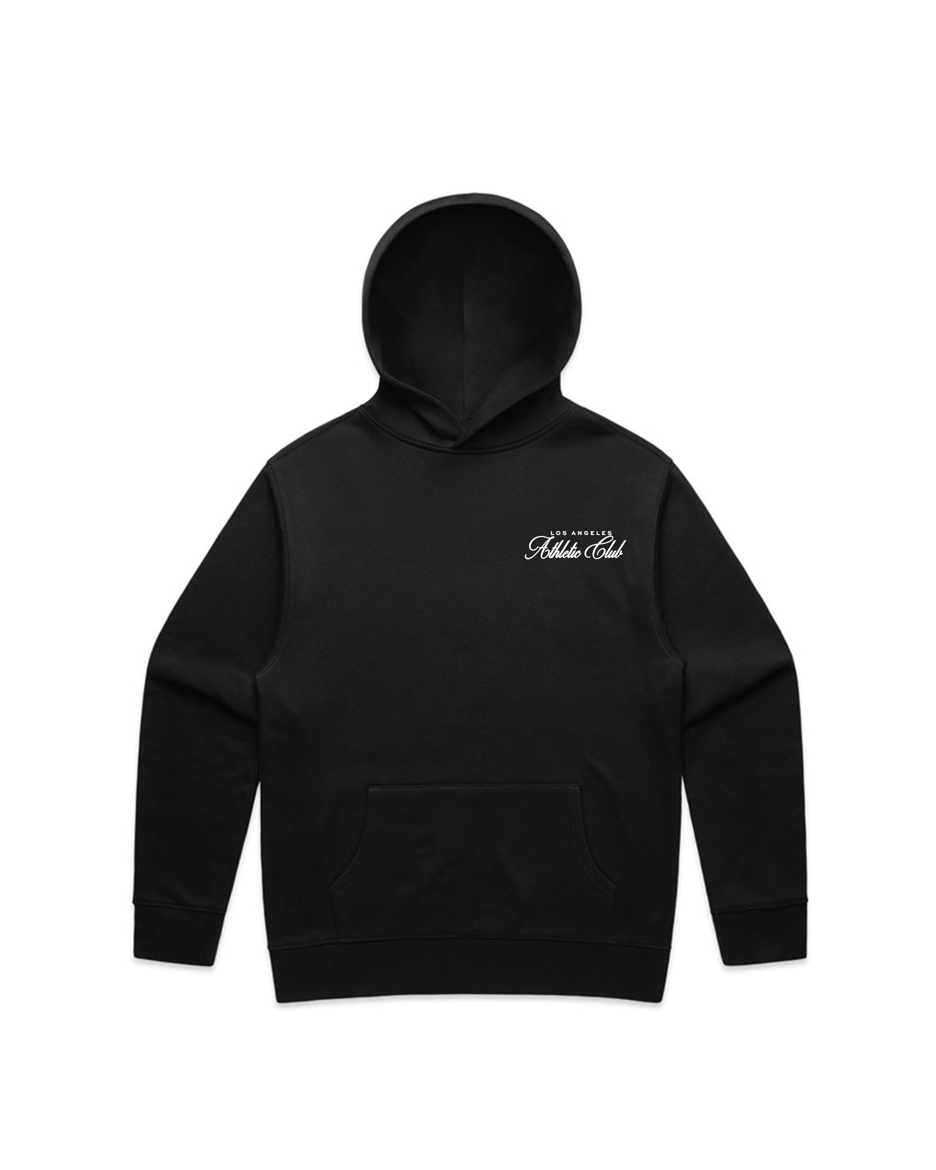 SCRIPT HOODIE - BLACK