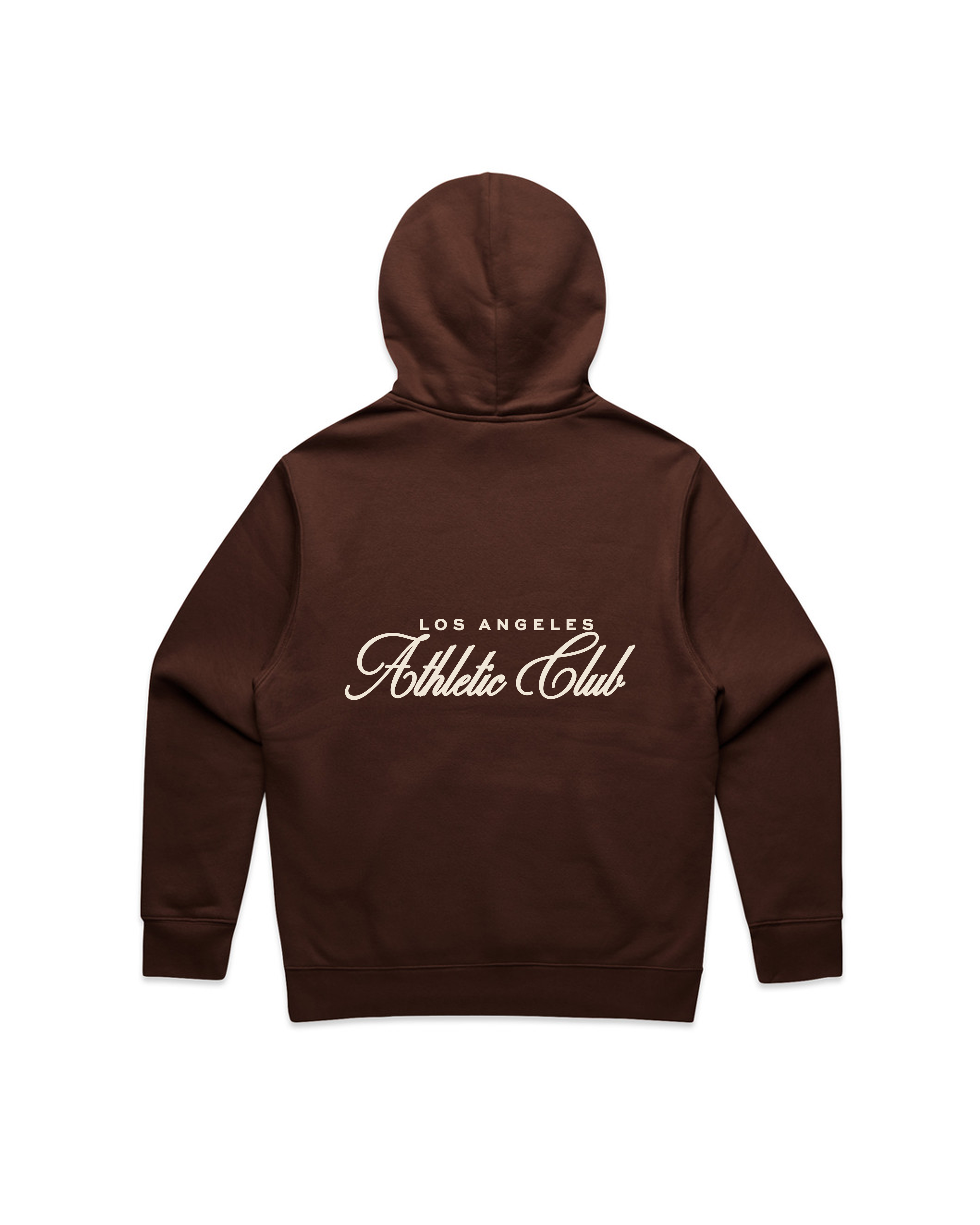 SCRIPT HOODIE - BROWN