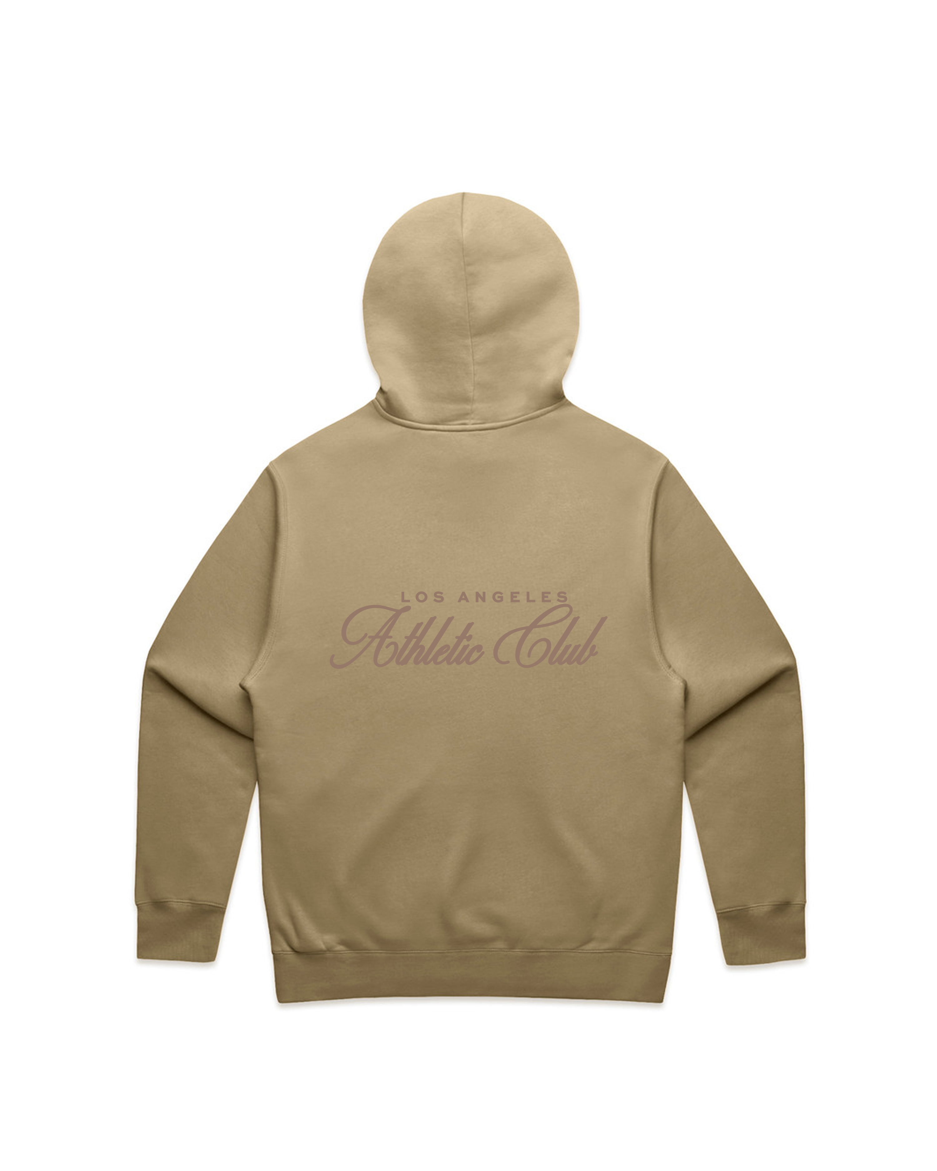 SCRIPT HOODIE - TAN