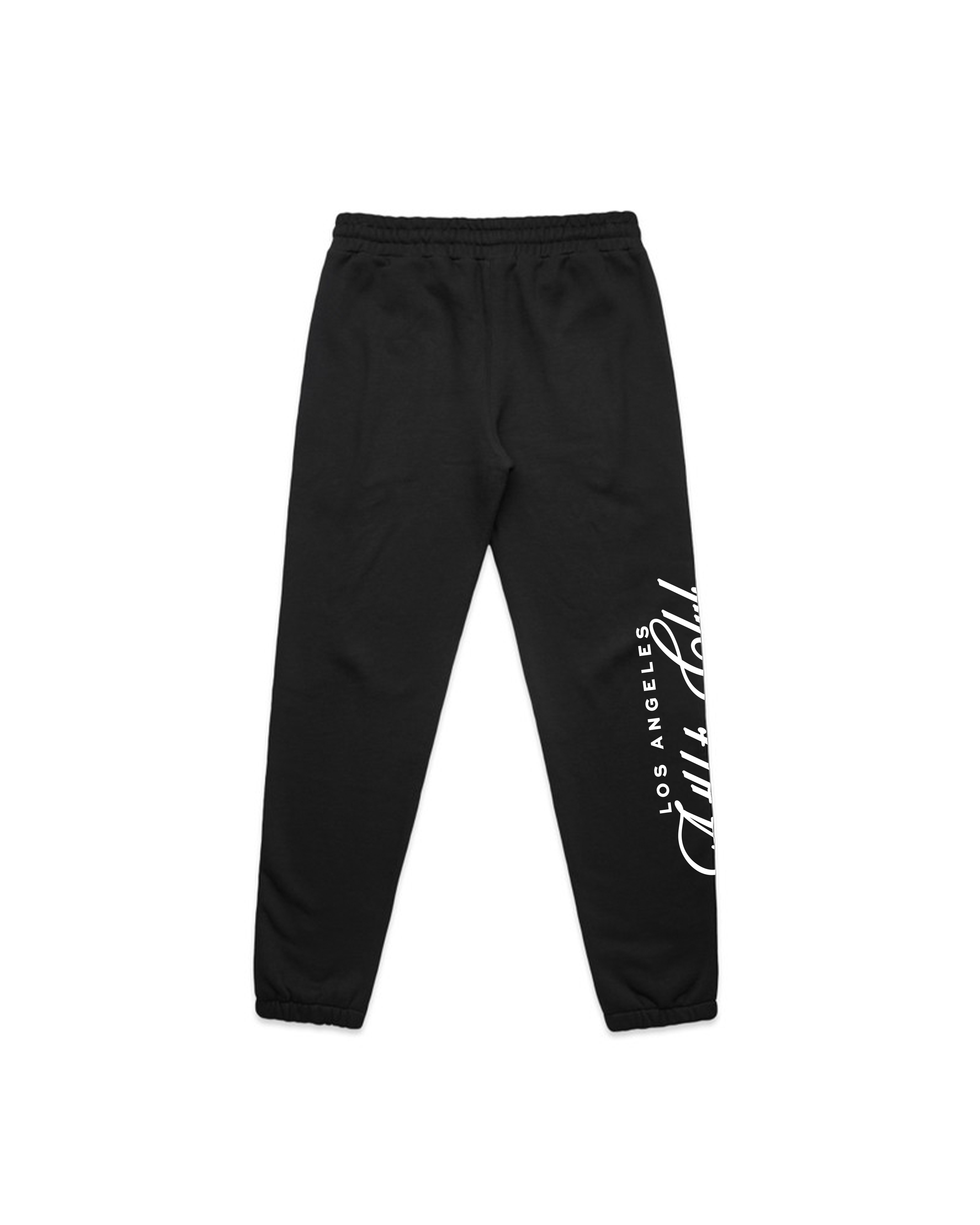 SCRIPT SWEATPANTS - BLACK