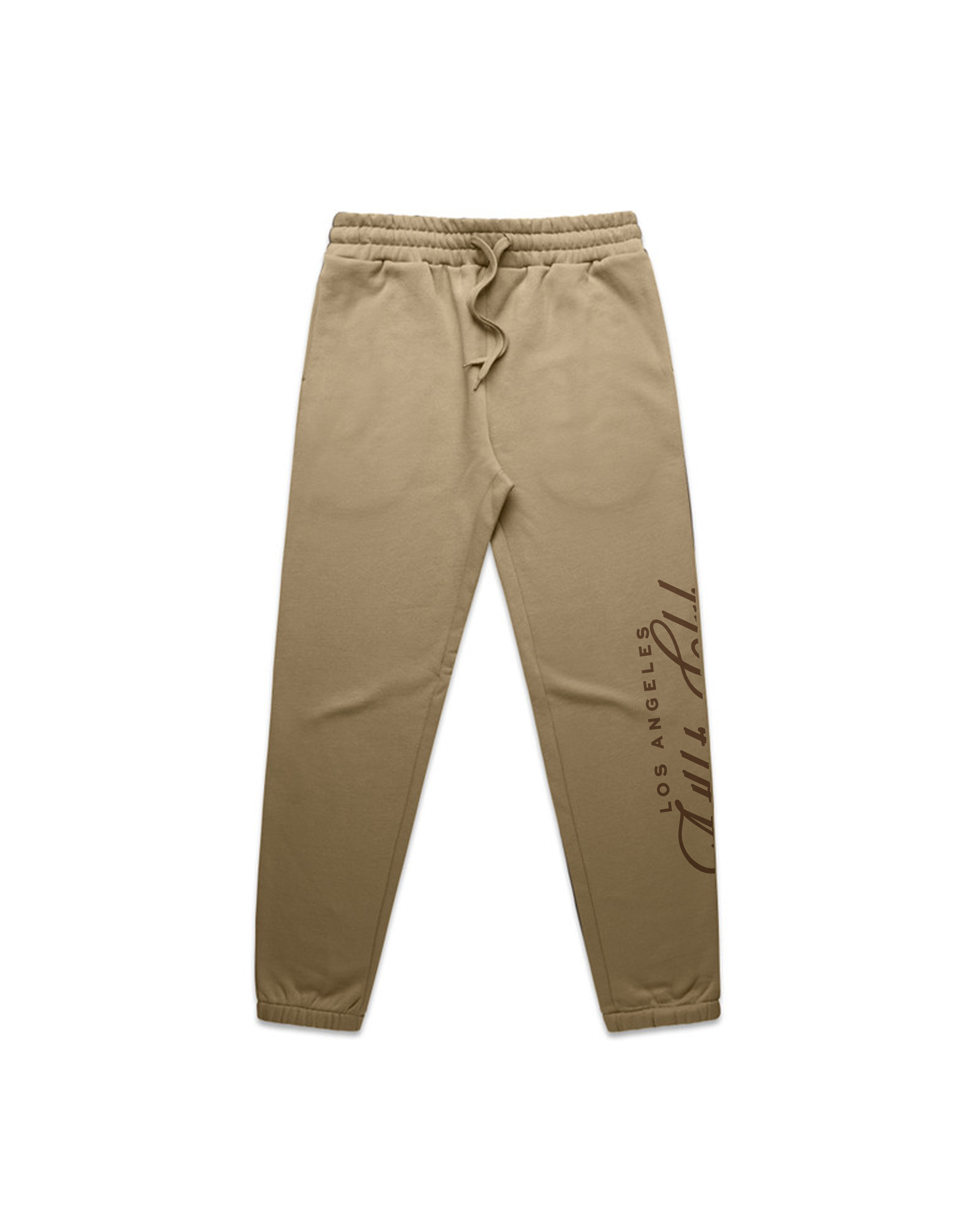 SCRIPT SWEATPANTS - TAN