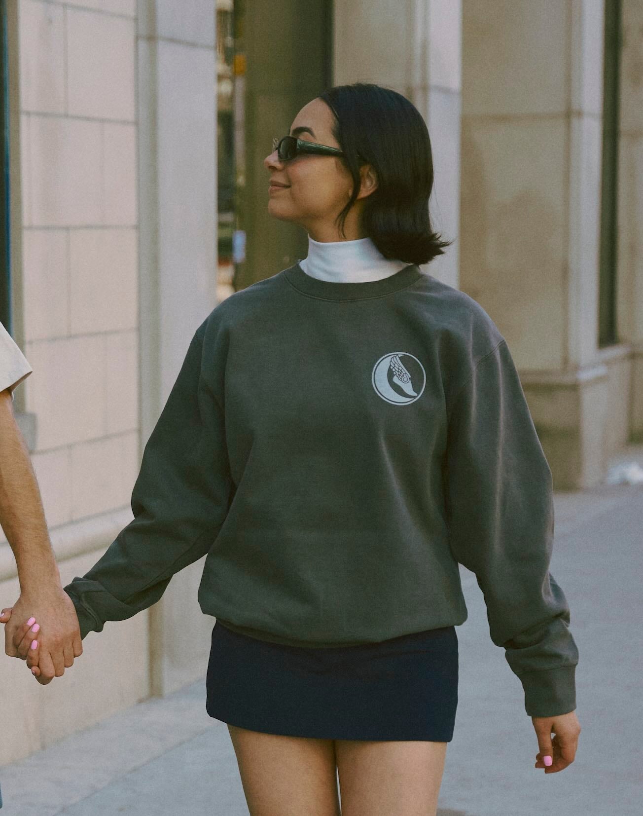 HERITAGE LAAC CREWNECK - FADED GREY