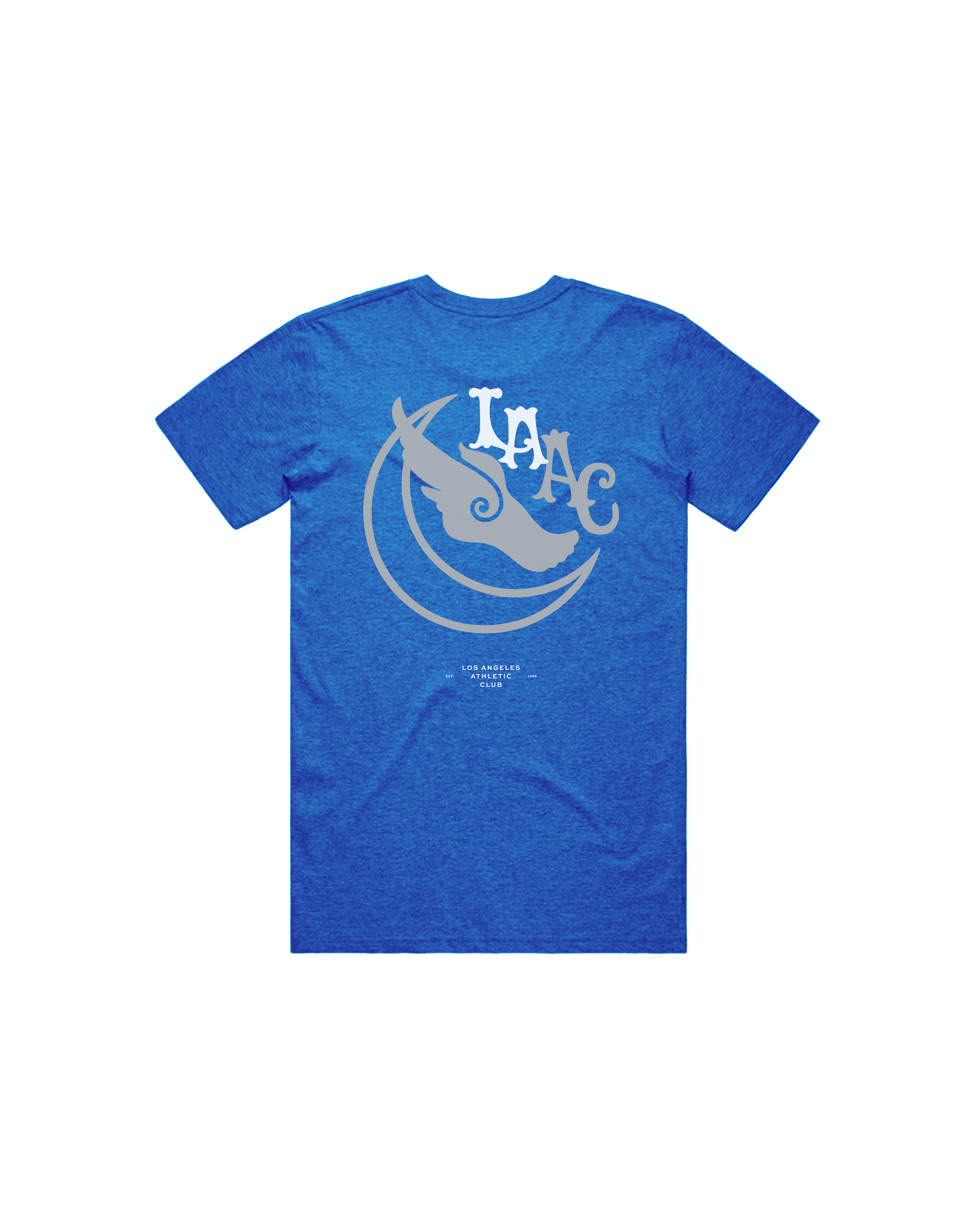 Back view of LA graphic tee