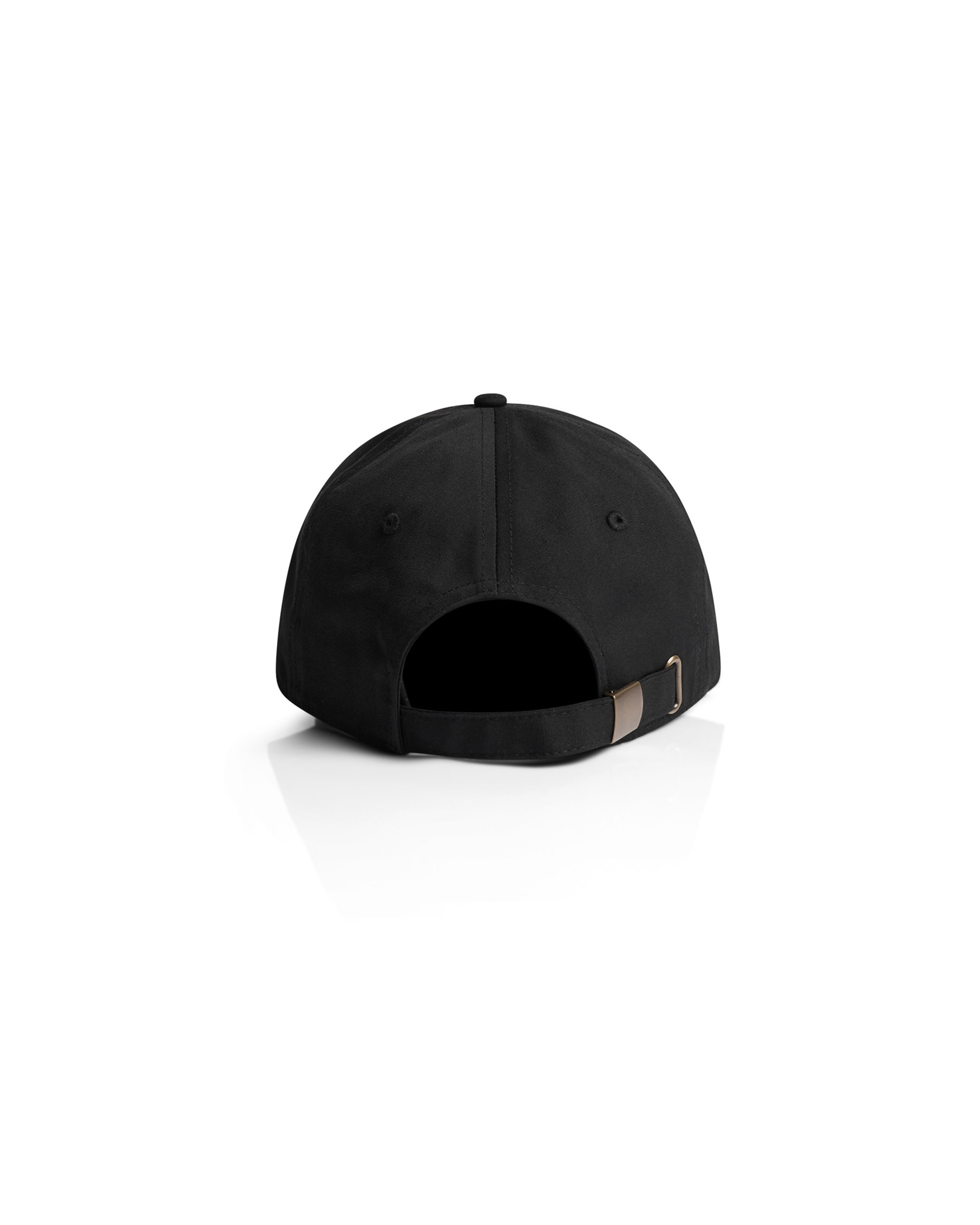 Embroidered Script Cap Black Back View