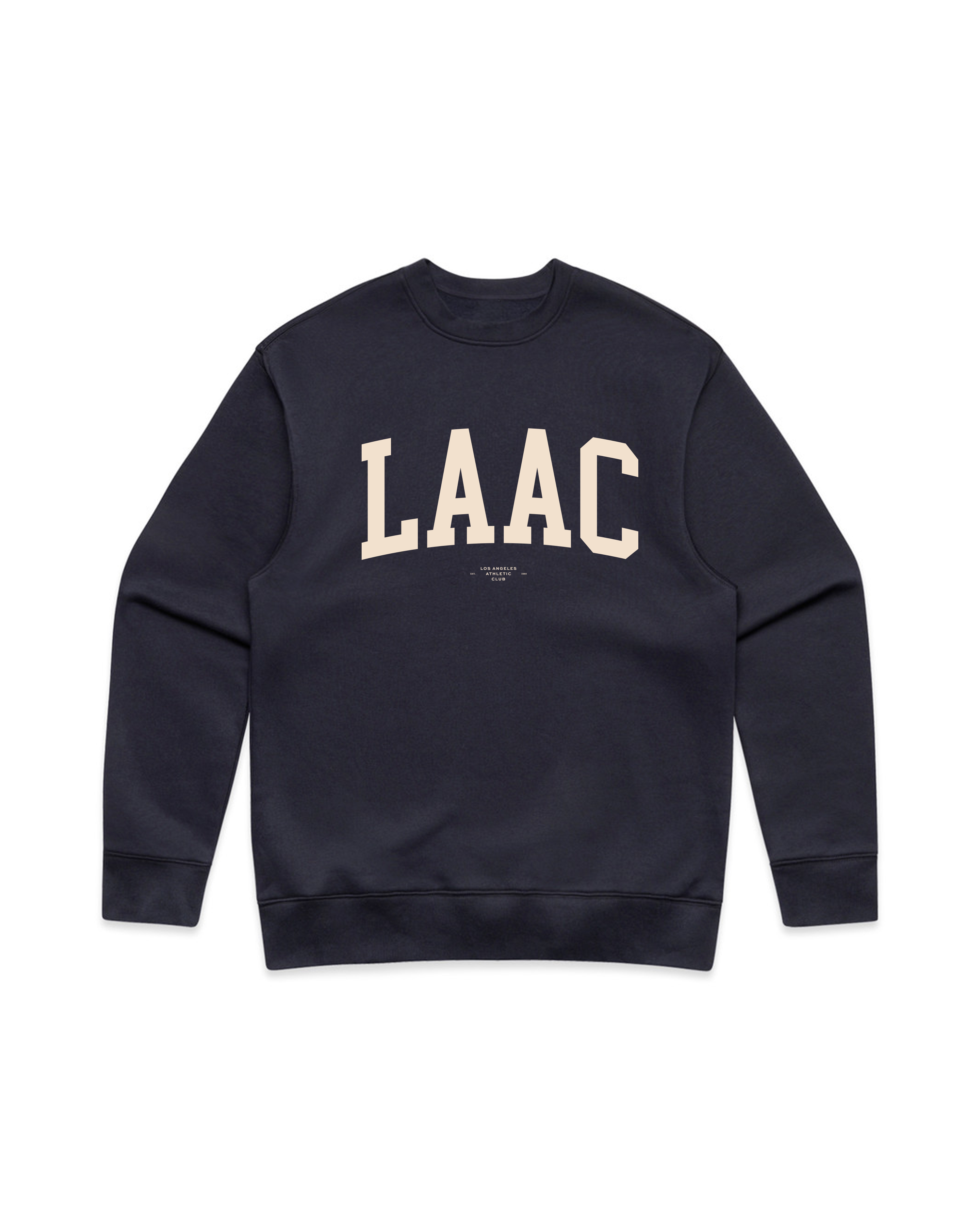 COLLEGIATE LAAC CREWNECK - NAVY