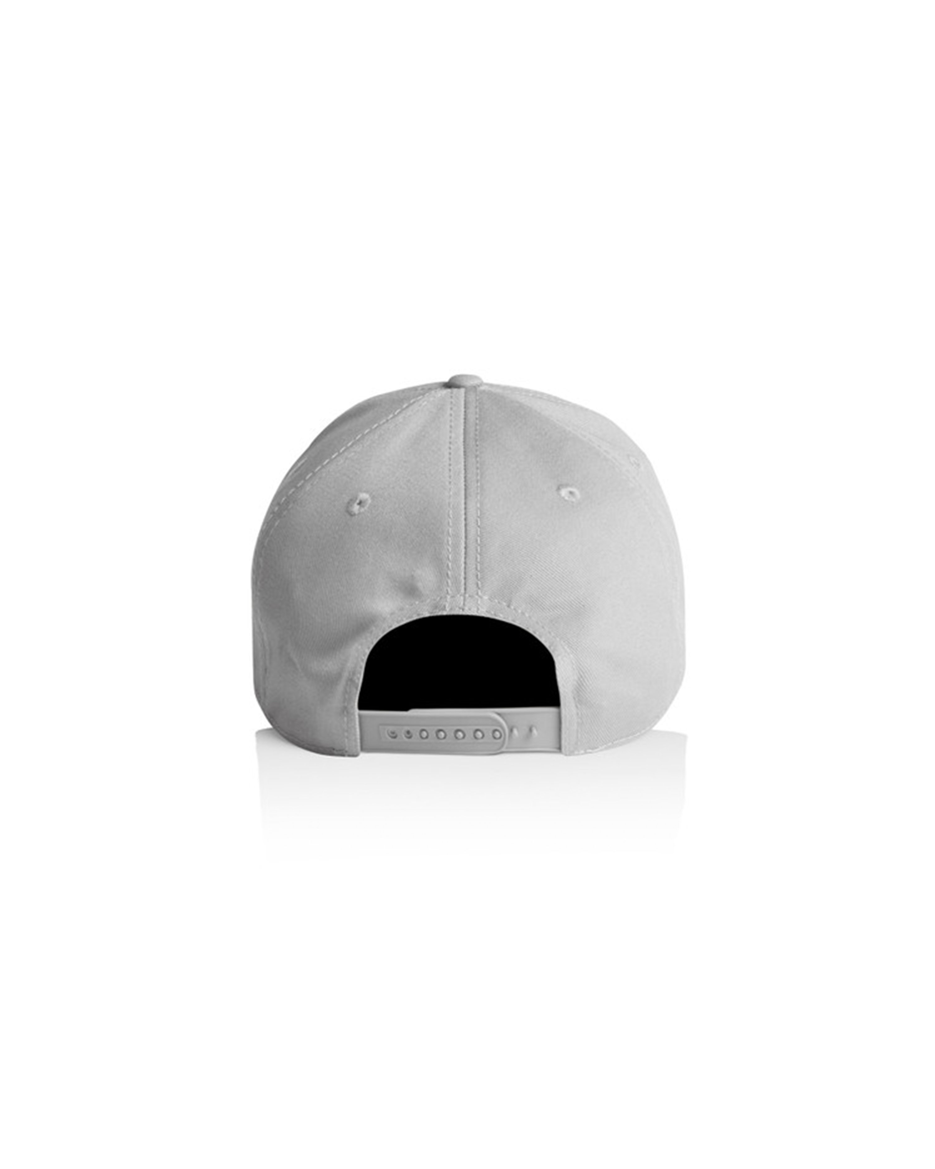 Embroidered Script Snapback - Grey
