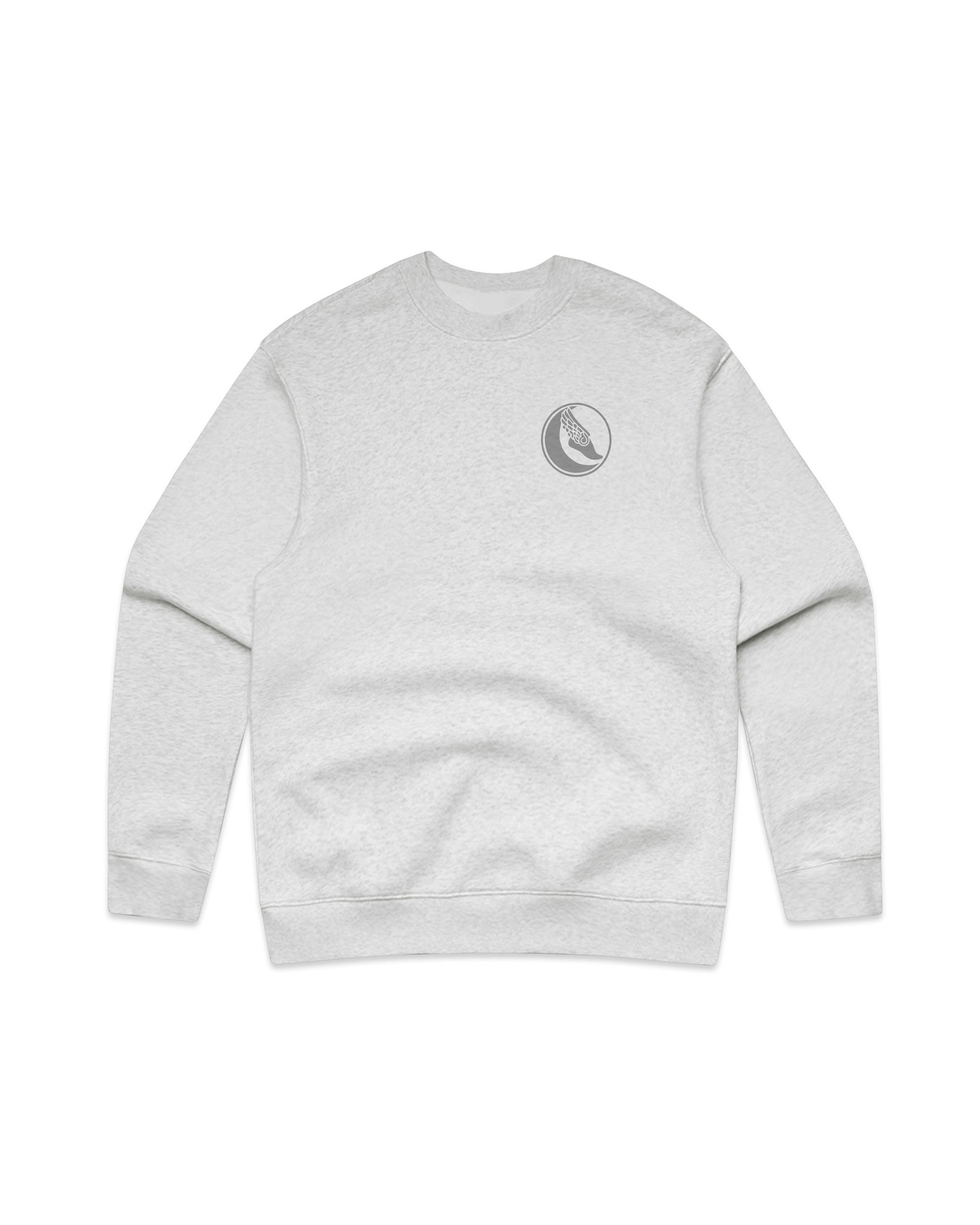 HERITAGE LAAC CREWNECK - HEATHER GREY
