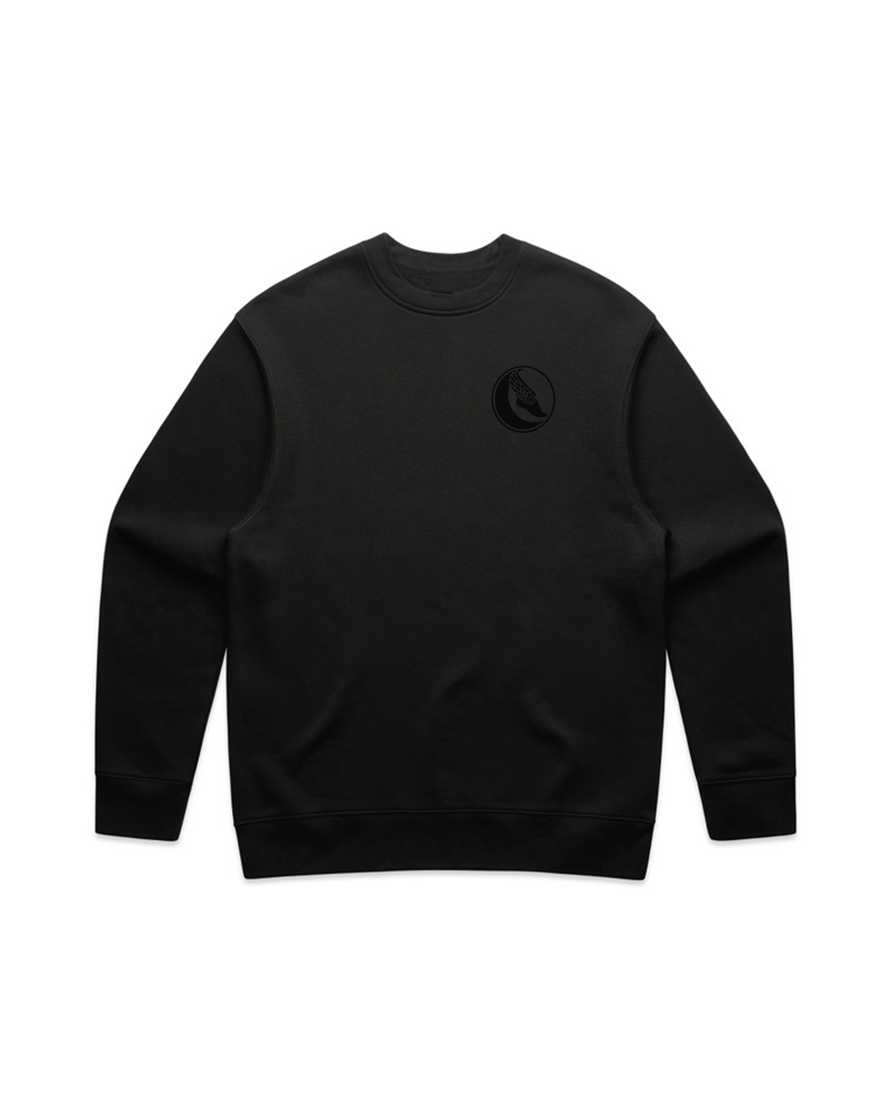 HERITAGE LAAC CREWNECK - TONAL BLACK