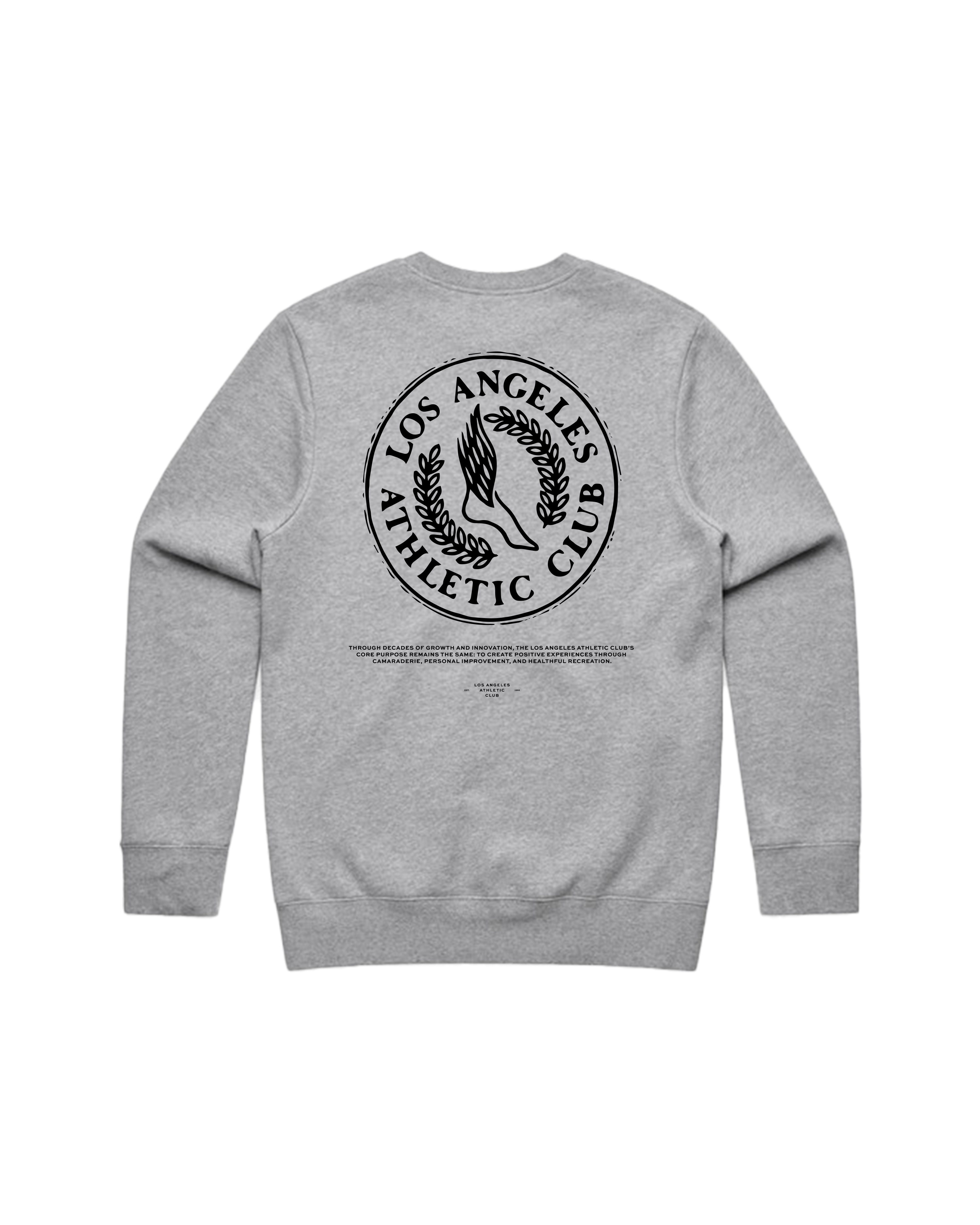 VINTAGE LAAC CREWNECK - HEATHER GREY