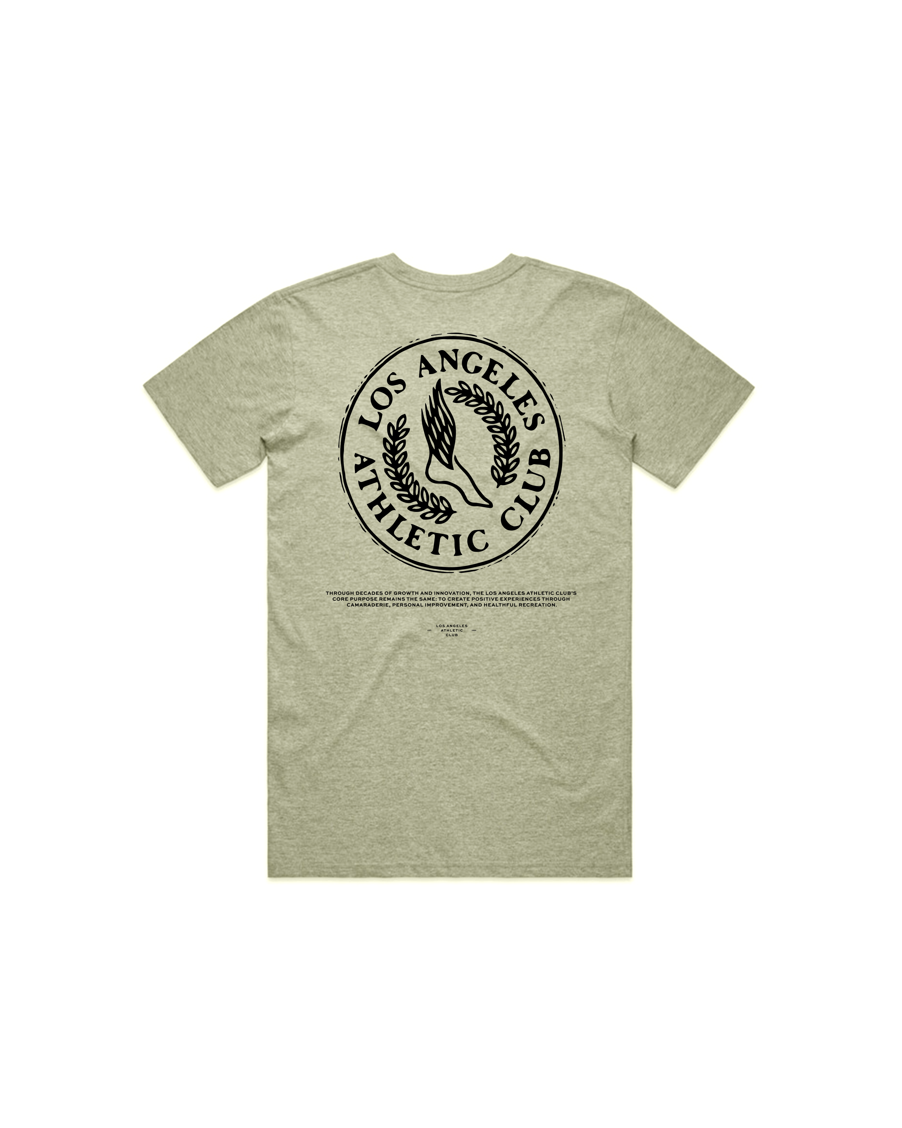 VINTAGE LAAC TEE - OATMEL HEATHER