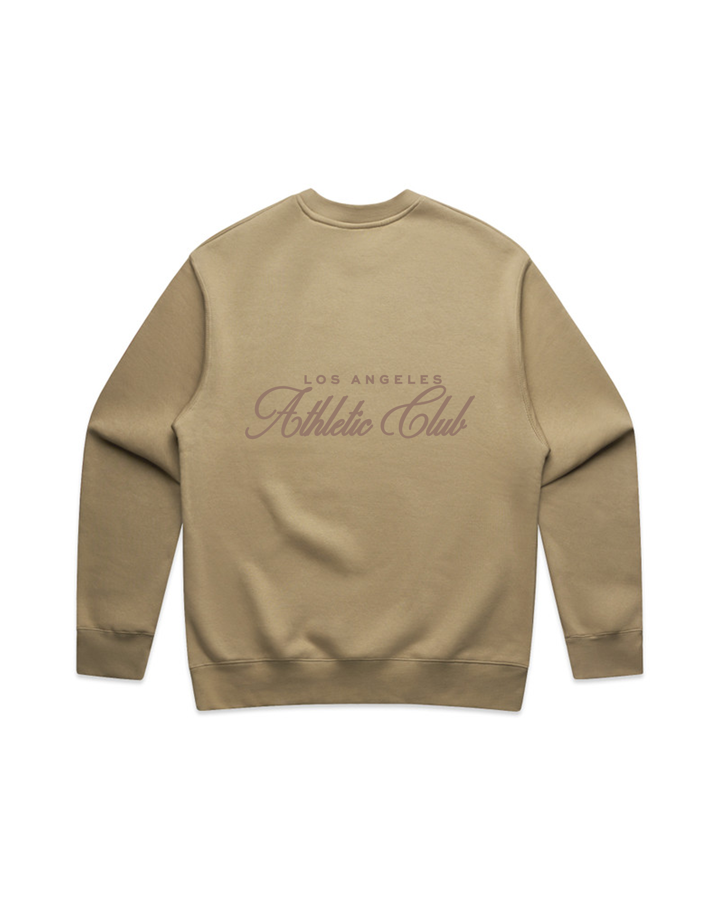 SCRIPT CREWNECK - TAN