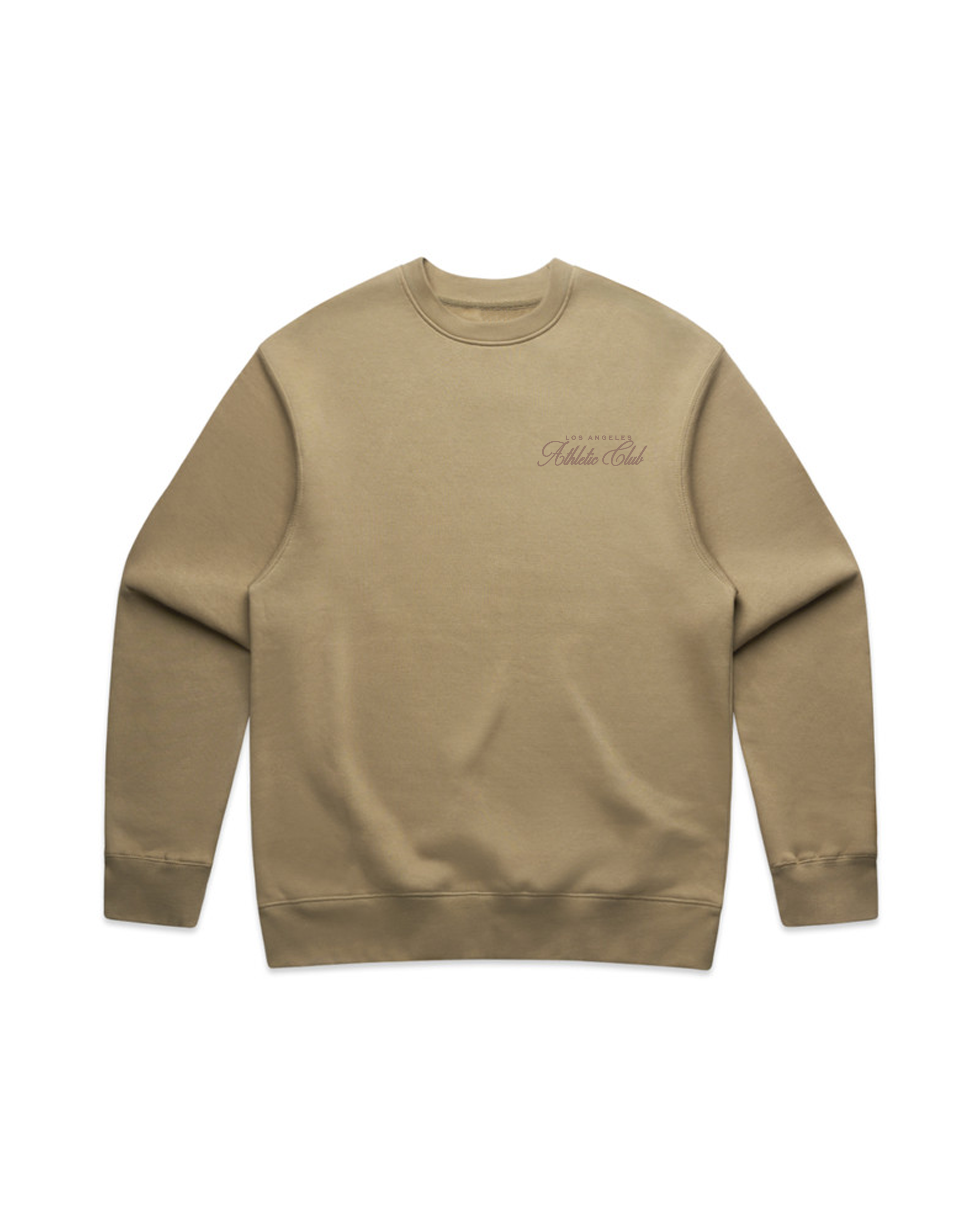 SCRIPT CREWNECK - TAN