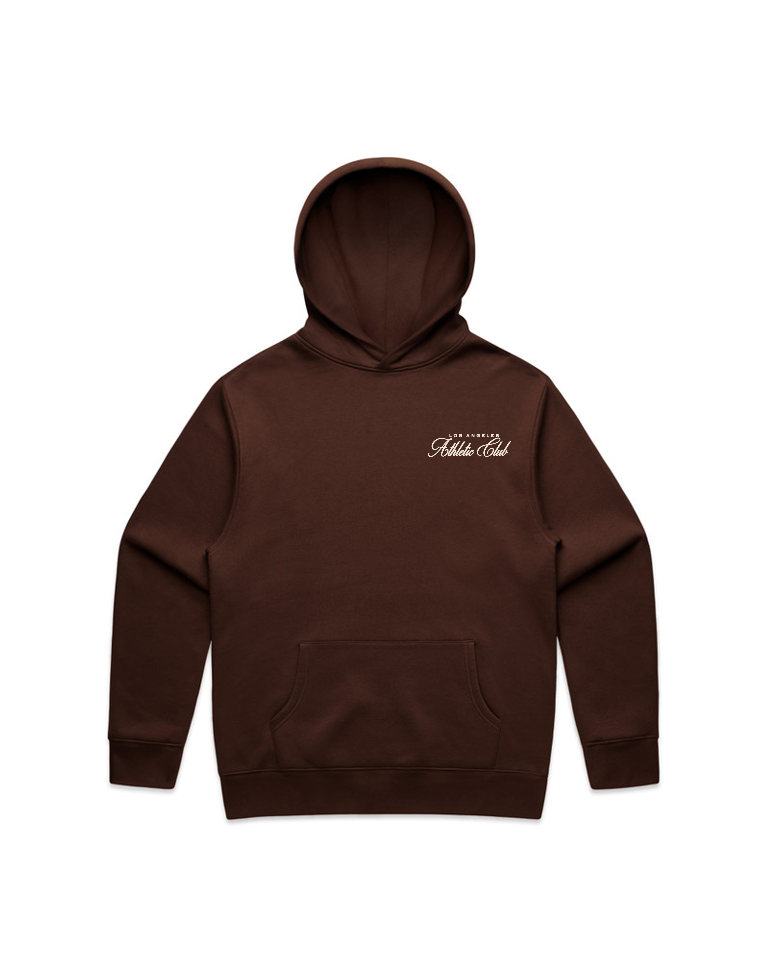 SCRIPT HOODIE - BROWN