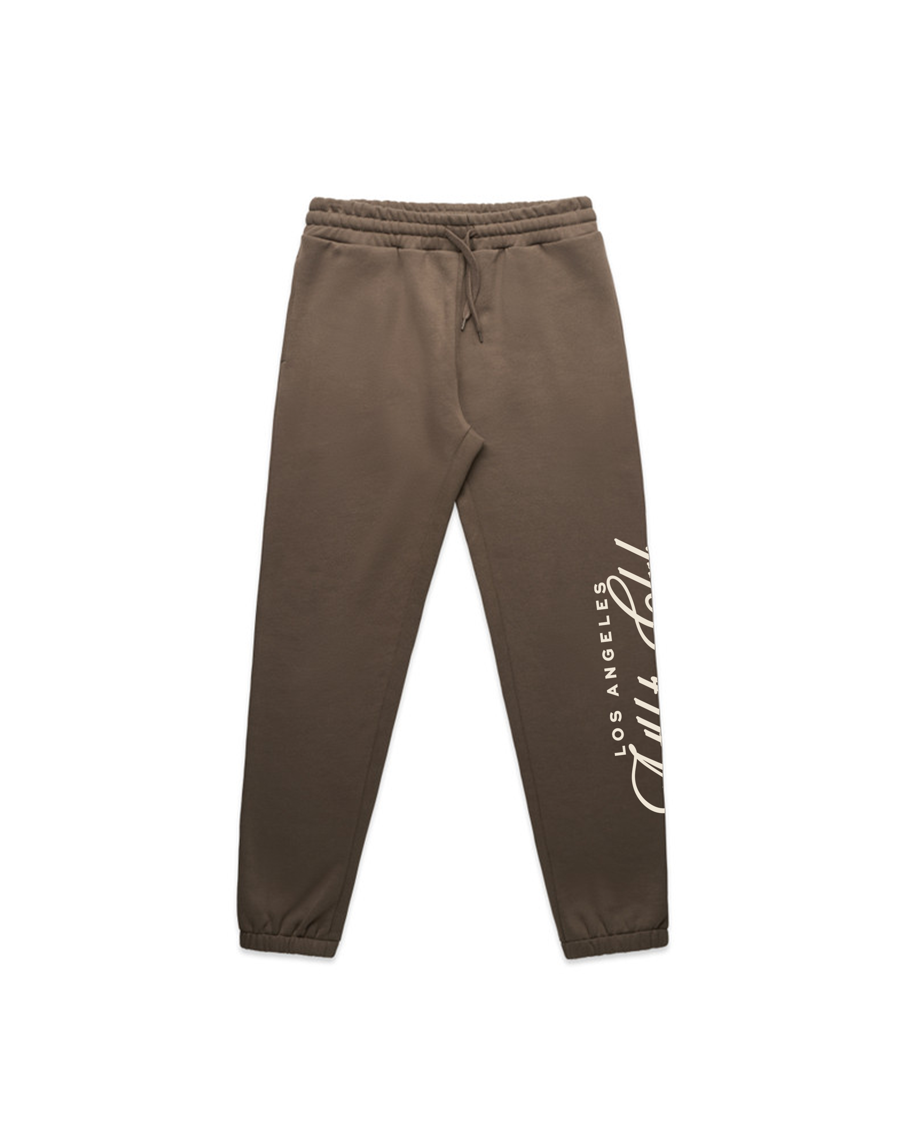 SCRIPT SWEATPANTS - BROWN