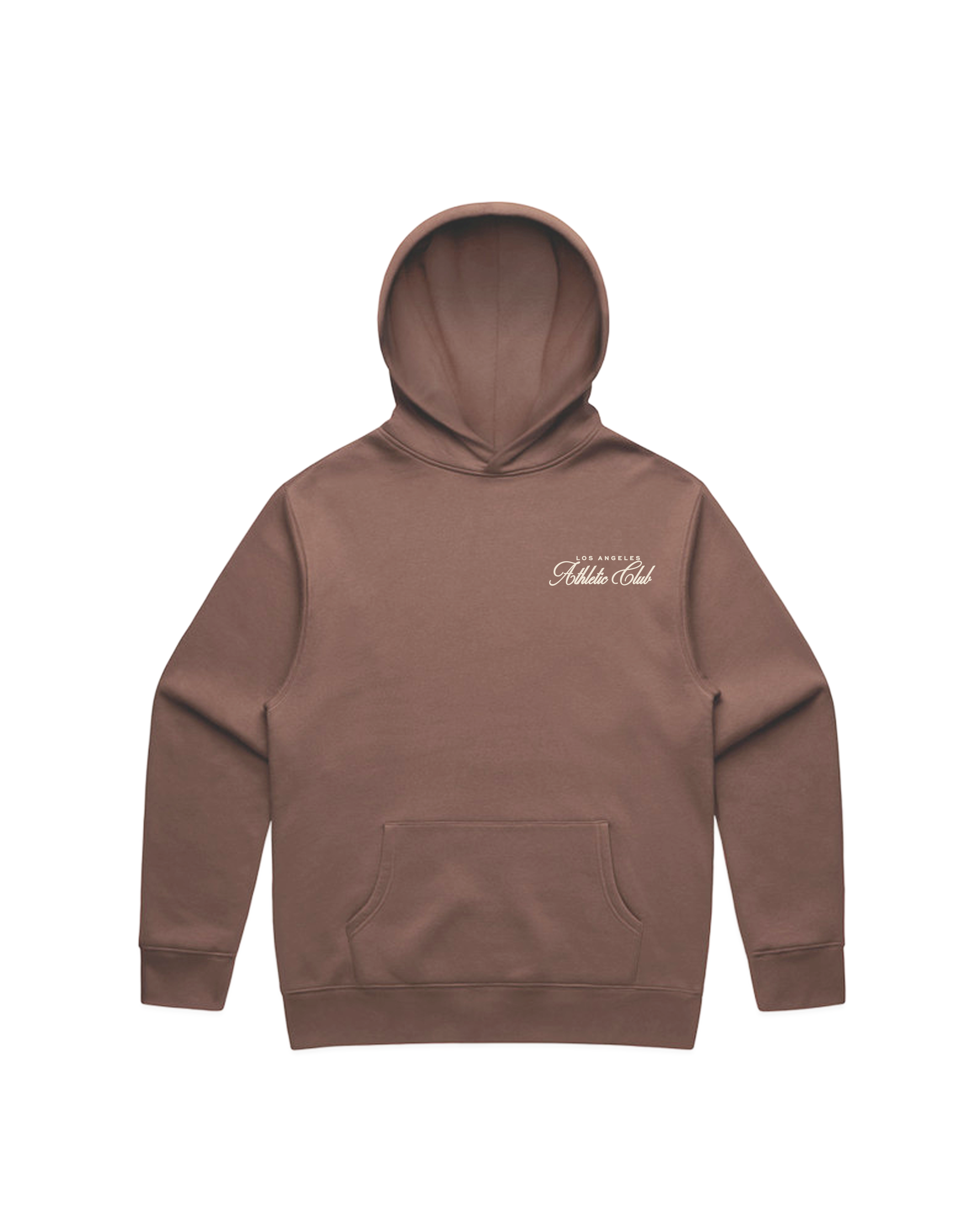 SCRIPT HOODIE - BROWN