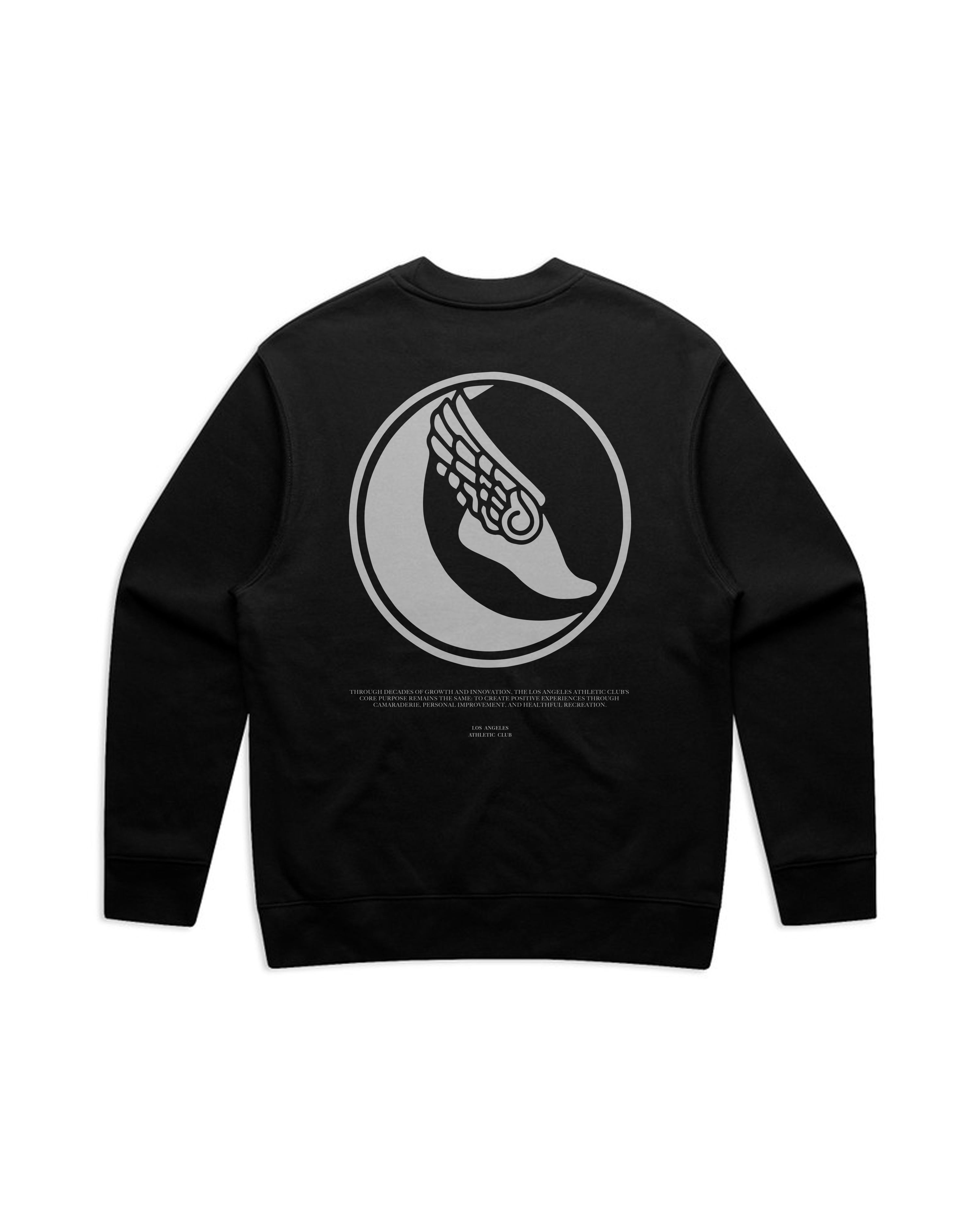 HERITAGE LAAC CREWNECK - BLACK