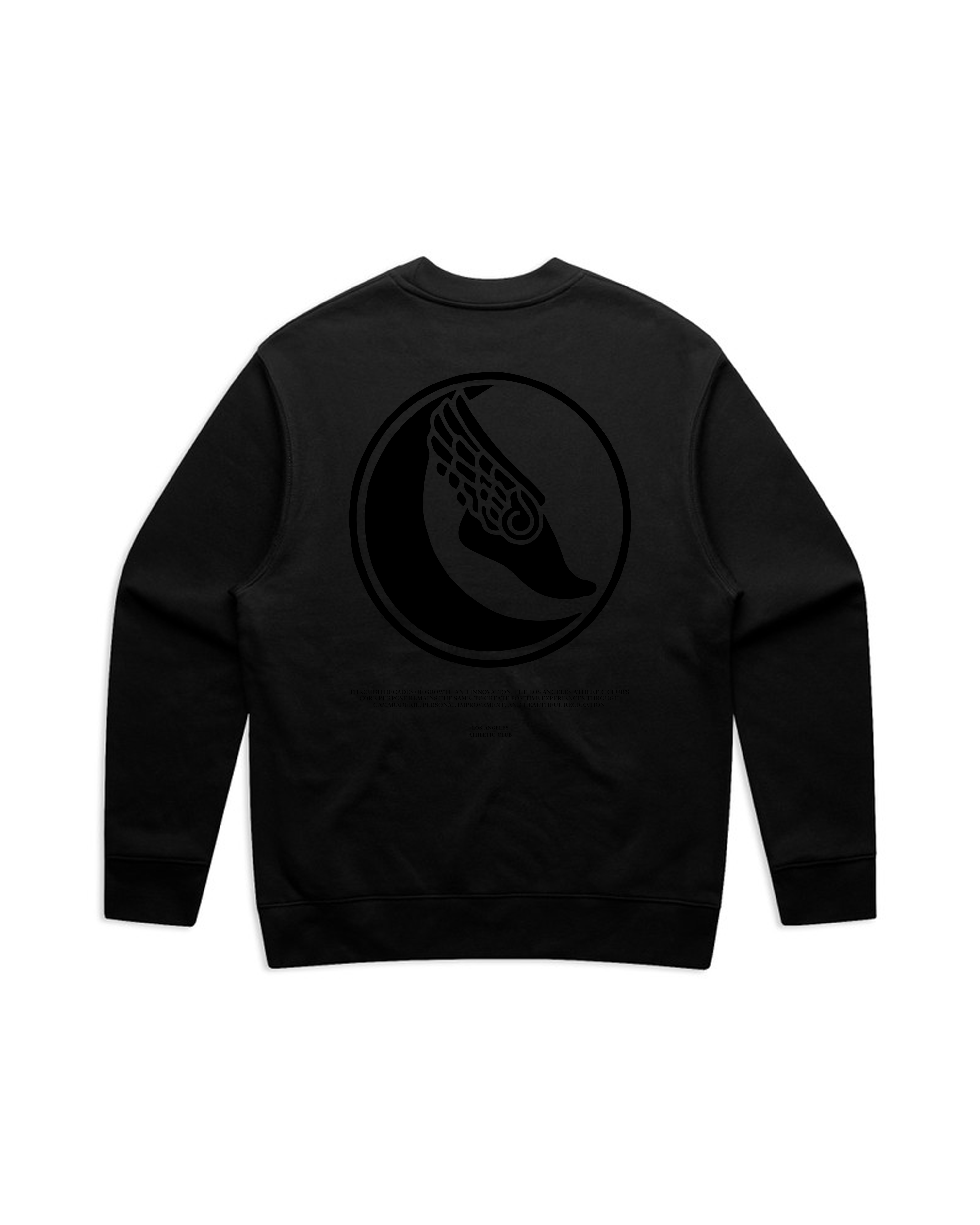 HERITAGE LAAC CREWNECK - TONAL BLACK